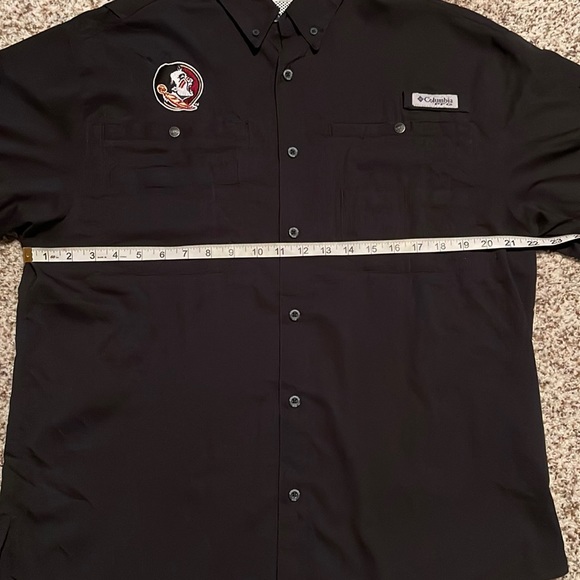 Columbia PFG Florida State Seminoles shirt sz M - Picture 8 of 9